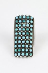 zuni snake eyes ring