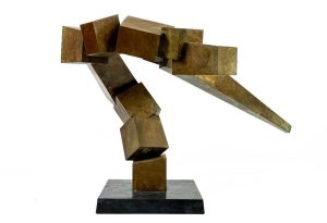 Lot 1076 Bruce Beasley (b. 1939) Cast Bronze Sculpture, Bateleur Ed. 1/9 sold at Hughes art auction online