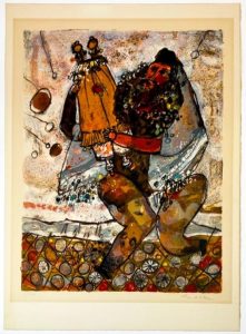 Lot 51 Theo Tobiasse (1927-2012) Pencil Signed Lithograph Diaspora 1/125