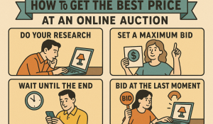 online auction best prices illustration