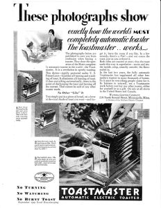 vintage toastmaster ad