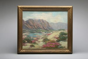 Louise Everett Nimmo (1899-1959) Louise Everett Nimmo was born Louise Everett, the daughter of Mary Everett, an artist who had been working in Des Moines, Iowa at the time of her daughter’s birth. After Nimmo graduated from Grinnell College, mother and daughter relocated to Los Angeles in 1919, where Nimmo continued her education and Everett continued to establish herself as an artist. In Los Angeles, Nimmo studied privately with Julia Bracken Wendt and at the Chouiard and Otis Art Institutes. During 1925-26, she further studied in Paris at Fountainbleau School of Arts and Académie Julian. Returning to Los Angeles, she was active in the local art scene. Nimmo’s work focused on impressionistic desert landscapes, though many of her works from the 1930s demonstrate a move to modernism. Exhibited: Laguna Beach Art Association, 1923-1946 (prize); Pacific Southwest Expo, 1928 (prize); Golden Gate Exposition, 1939; Women Painters of the West; Joint Exhibition with her mother (Mary Everett) and Eleanor Colburn at the Los Angeles Museum; Beverly Hills Women's Club, 1933 (prize); California State Fair, 1936 (prize); California Art Club, Los Angeles, 1951; Pasadena Art Association, 1950 (prize). Works Held: Opportunity School, Des Moines, Iowa; Beverly Hills Women's Club; St. Andrews Episcopal Church, Ojai, California; California Art Club, Los Angeles; Los Angeles City Hall.