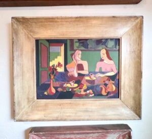 mid century painting