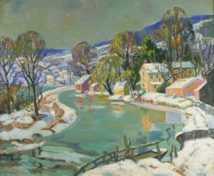 coppedge the frozen canal painting