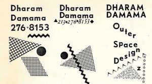 dharam damama business card