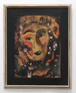 Mid-century Modern Mixed Media Art